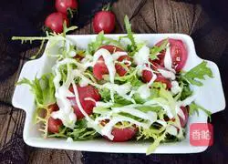 Illustration of how to make salad bitter chrysanthemum 6