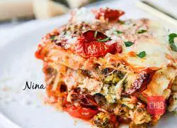Vegetable Lasagna Baked Cherry Tomato Recipe Illustration 7
