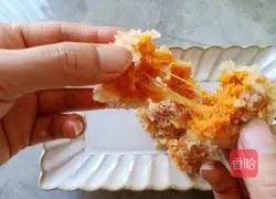 Illustration of how to make sweet potato and glutinous rice balls 11