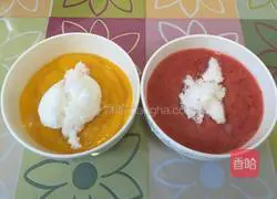 Illustration of how to make two-color mousse crystal cake 3