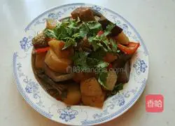 Illustration of how to cook ground and fresh vegetables at home 4