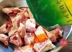 Illustration of grilled pork ribs 1