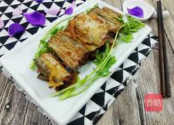 Illustration of how to make dry-fried hairtail 9