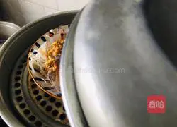 Illustration of how to make garlic vermicelli, enoki mushrooms and steamed shrimps 9