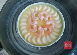 Illustration of how to make steamed eggs with shrimps and tofu 7