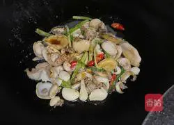 Illustration of how to make green onion-flavored abalone 7