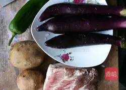 Illustration of home-cooked three delicacies 1