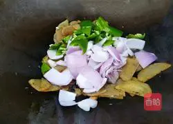 How to make soy onion and potato slices Illustration 8