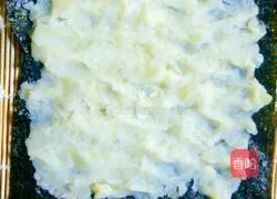 Mashed potatoes Illustration of how to make sushi 4