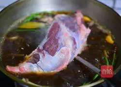 Illustration of how to make soy beef 8