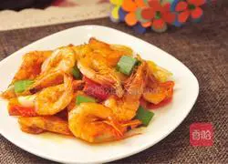 Illustration of how to make garlic salt and pepper shrimp 8