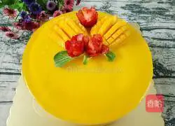 Yoghurt mango mousse cake recipe 2