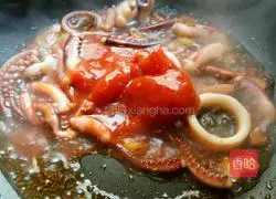 Illustration of how to make pasta (fresh squid noodles) 9