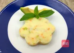 Illustration of how to make three-color mashed potatoes 6