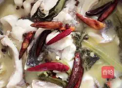 Illustration of how to make sauerkraut and boiled fish 6