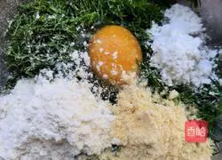 Illustration of how to make fennel meatballs 4