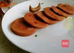 Illustration of making sausage cake 12