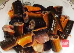 Illustration of how to make mushroom and eel segments 1