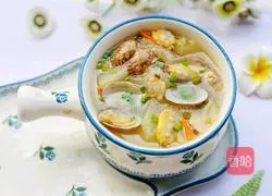 Winter Melon Clam Soup Recipe Illustration 11