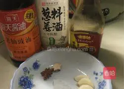 Illustration of braised pork belly with dried beans 2