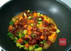 Illustration of how to make cherry meat 12