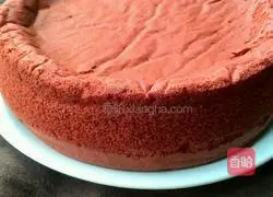 Red Velvet Strawberry Mousse Cake Recipe Illustration 8
