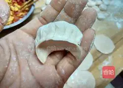 Illustration of how to make tomato and egg dumplings 18