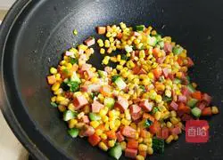 Illustration of how to make pine nuts and corn 7