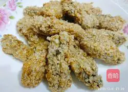 Illustration of how to make fried crispy oysters 20