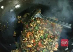 Illustration of how to make chicken, rice and sprouts 4