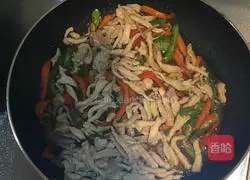 Illustration of how to make fried pork with pepper 5