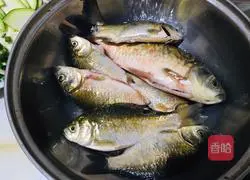 Illustration of braised wild crucian carp 1