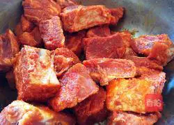 Illustration of grilled pork ribs 3