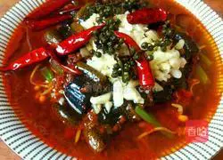 Illustration of how to make boiled eel slices 14