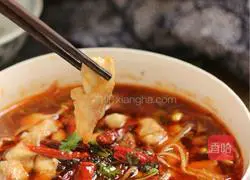 Illustration of Sichuan style boiled fish 13