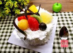 Illustration of how to make cantaloupe chocolate cake 7