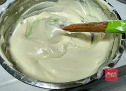 Illustration of how to make ocean mousse cup 2