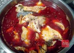 Illustration of the men's version of boiled fish 11