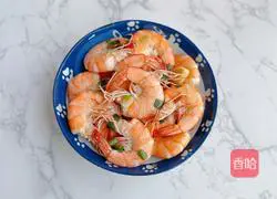 Illustration of how to make stir-fried shrimp with green onions 10