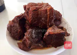 Illustration of how to make soy beef 4