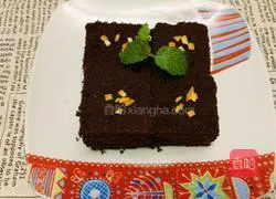 Illustration of how to make mellow chocolate cake 13