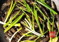 (waterless version) chive white Illustration of how to make seared grass shrimp 5