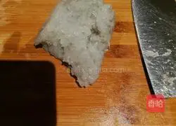 Shiitake mushroom shrimp Illustration of making clay balls 3