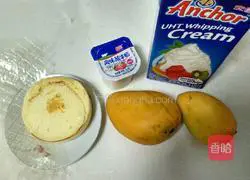 Mango yogurt mousse cake (four-inch) recipe illustration 1