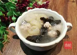 Illustration of how to make sea cucumber and fungus meatball soup 7