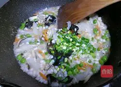 Illustration of how to make fried tendons with shrimps 10