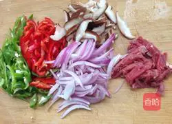 Illustration of Homemade Black Pepper Beef Fillet Pasta 3