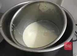 Illustration of how to make cheese mousse cake 1