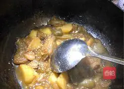 Illustration of how to cook potatoes and eggplant stew 10