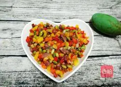 Illustration of how to make colorful cured beans 9